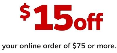 Staples $15 off your online order of $75 or more coupon