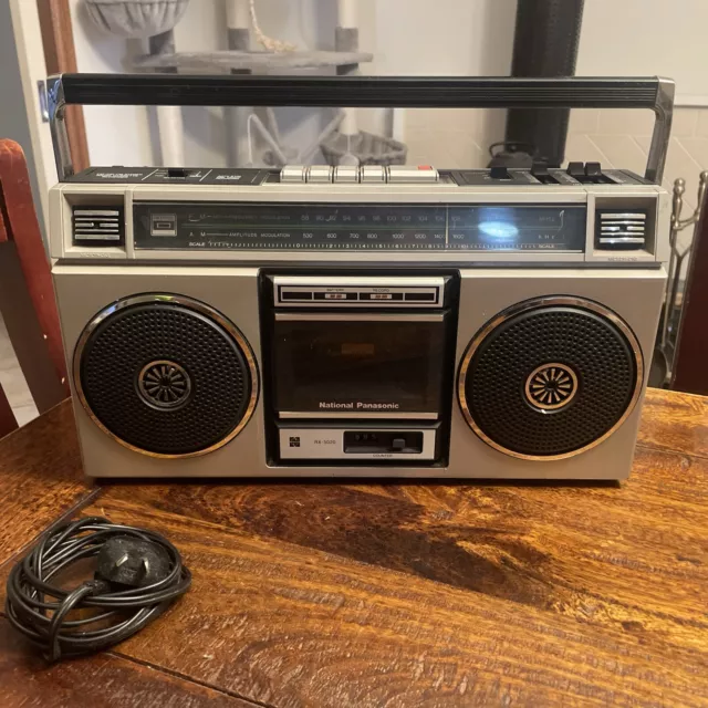 Vintage National Boombox Cassette Radio RX-5020 Panasonic