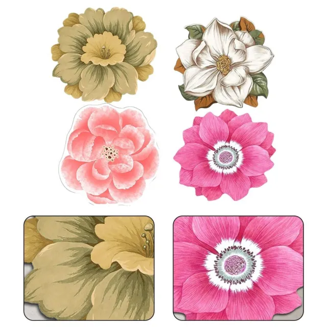 Chinese Style Lotus Floor Mat Keep Your Kitchen and Bathroom Clean and Dry