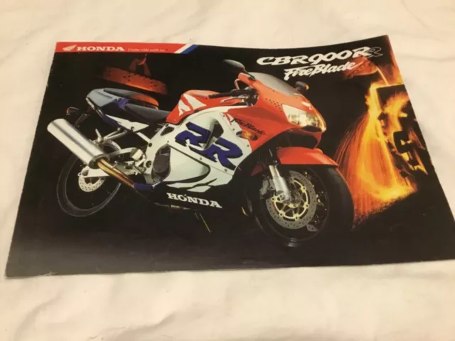 Honda Cbr900Rr Fireblade Sales Brochure