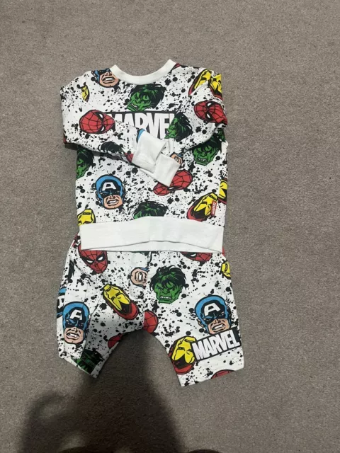 Boys Next Marvel Shorts Set Age 2-3