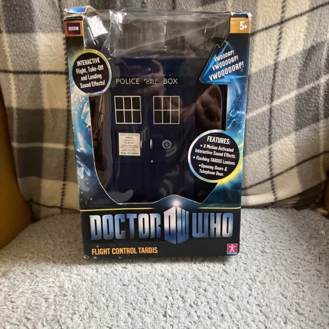 Official Doctor Who 11th Doctor Flight Control Tardis With Box VGC