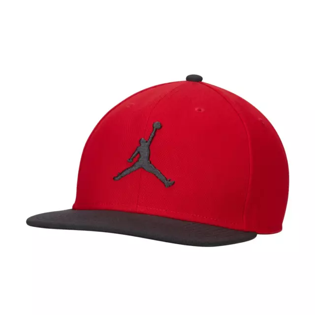 Air Jordan Nike Sportswear Pro Jumpman Red Black Snapback Cap Hat AR2118-688