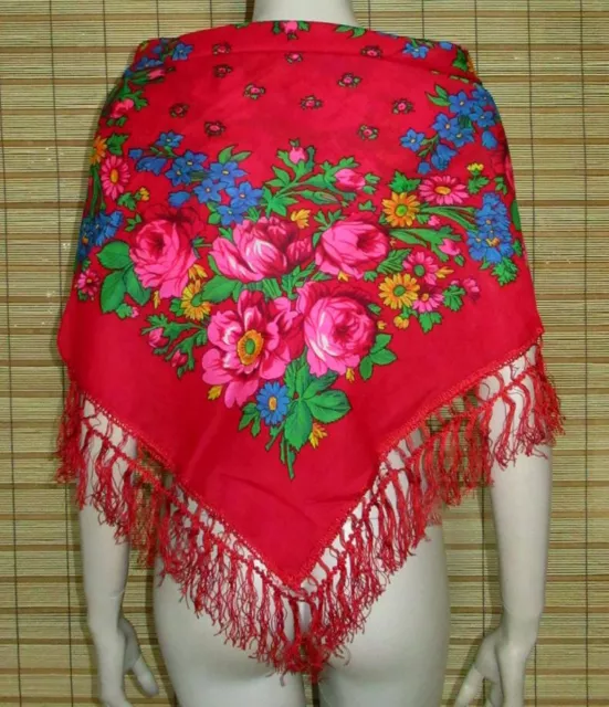 PANNO COSTUME COLORATO - SPALLINE - GIAPPONESE - VINTAGE - COME NUOVO - 76 cm x 70 cm
