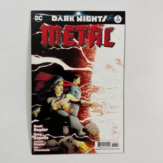 Dark Nights Metal 2 2Nd Print 1St Cameo Appearance Batman Who Laughs (2017, Dc)