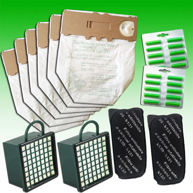 Sacchetti Microfibra Aspirapolvere 5 Sacchetti Per Aspirapolvere Electrolux Folletto LUX1 / D820 - In Microfibra (Non Carta) - Electroclean Scaffale Lavatrice - Foto 5