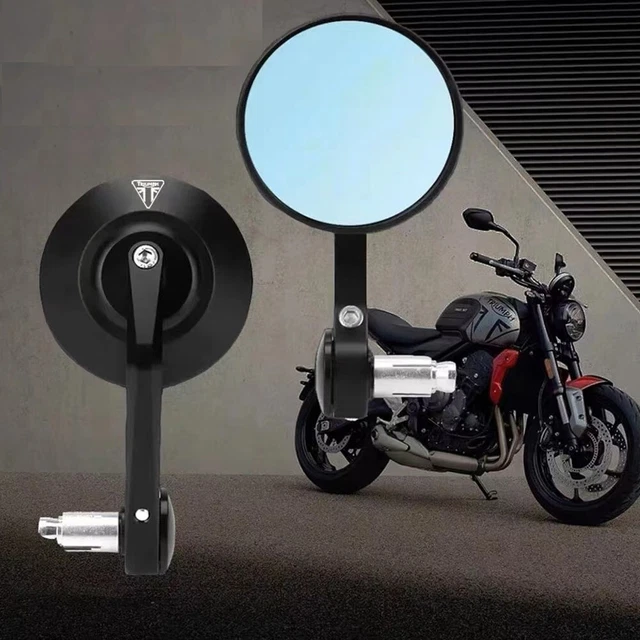 CNC BAR END Mirrors For Triumph Street Triple 675 pair Genuine HJR