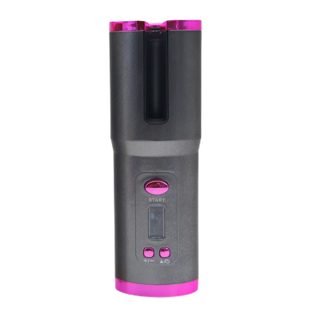 1 juego de rizadores pantalla de rotación automática USB rizado automático para rizar el cabello