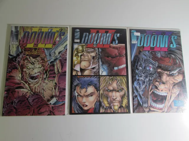 Doom's IV #2,3,4 Image Comics 1994 NM- Lot of 3 Comic Books 1st Print