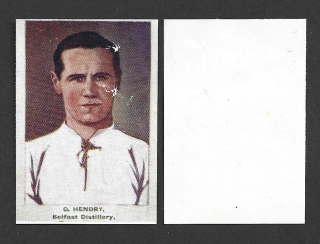 Belfast Destillery G Hendry 1920Er Jahre Antiker Fussball Aufkleber Abenteuer Dc Thompson