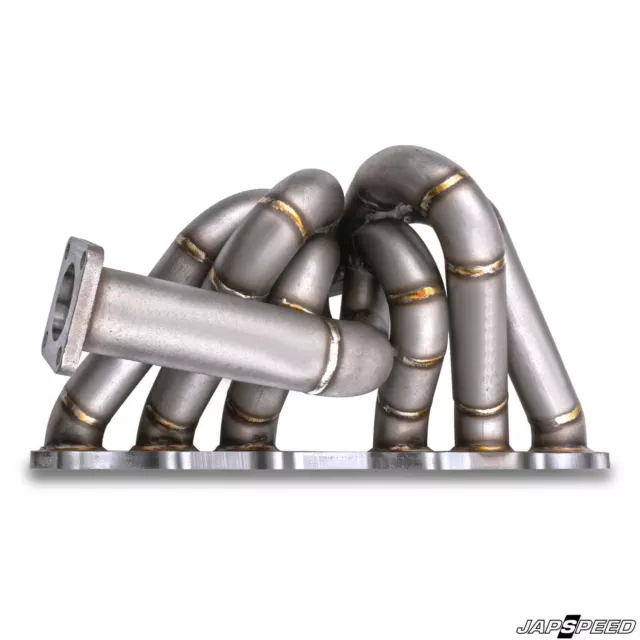 JAPSPEED 1JZ 3mm STAINLESS ENGINE SWAP SINGLE TURBO CONVERSION EXHAUST MANIFOLD