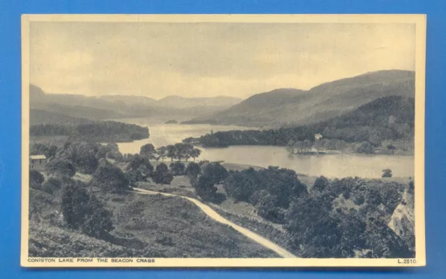 Coniston Lake From The Beacon Crags.postcard