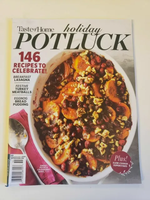 HOLIDAY POTLUCK TASTE of Home 146 Recipes to Celebrate + Slow Cooker ...