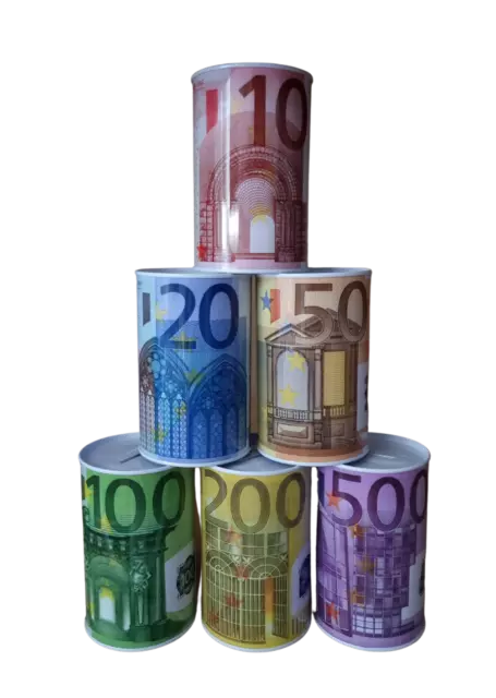 Spardose Metallspardose Sparschwein Eurospardose Sparbüchs Euro Sparen Geld NEU