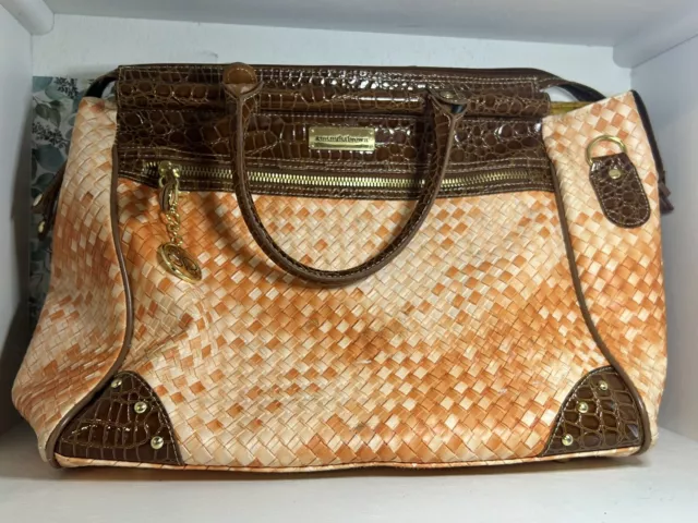 Samantha Brown Carry On Orange And Brown