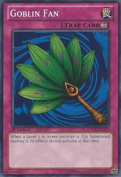 Yugioh! Goblin Fan - LCYW-EN287 - Common - 1st Edition Near Mint, English