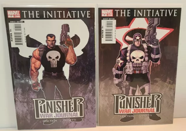 Marvel Comics The Punisher War Journal: The Initiative #7 Variant Covers