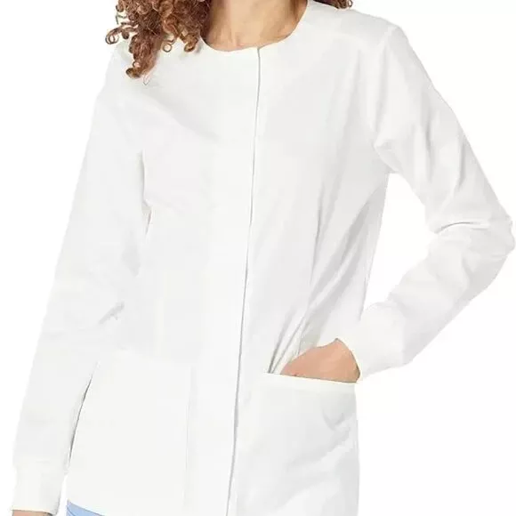 Medical Hospital Nursing Long Sleeve, Top Scrub Jackets for Women M