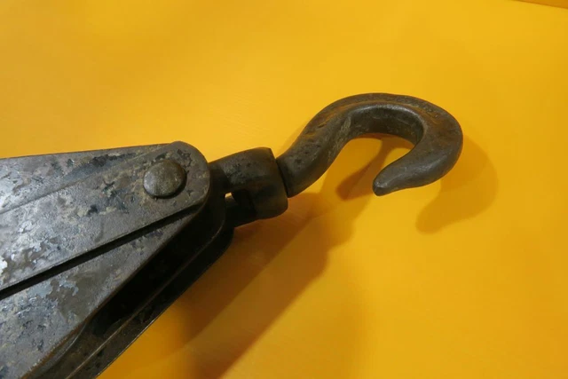 Zyiphor Kranhaken Edelstahl 17T - Sicherheitswirbelhaken Für Industrie Und Schiffsbau