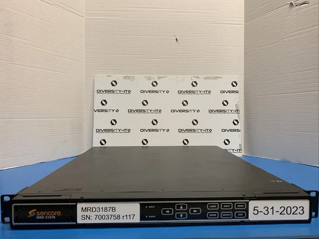 Sencore MRD 3187B Modular Receiver Decoder