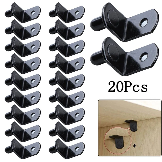 Kit De 156 Pièces De Chevilles Et Supports Pour étagères - 6 Styles, Nickelé, Pour Meuble Et Armoire (trous 5-6 Mm)