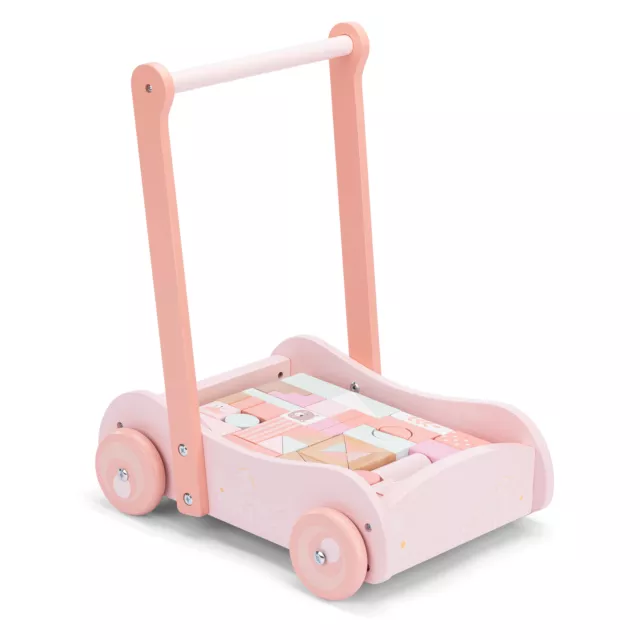 Chariot de marche en bois - Trotteur Bebe Tender Leaf - Prairymood