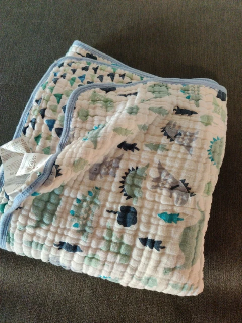 Aden & Anias Dinosaur Blanket Larger Size 41X41
