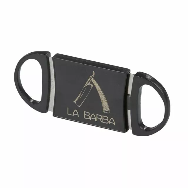 Caldwell La Barba by Visol - Stainless Steel Double Guillotine Cigar Cutter