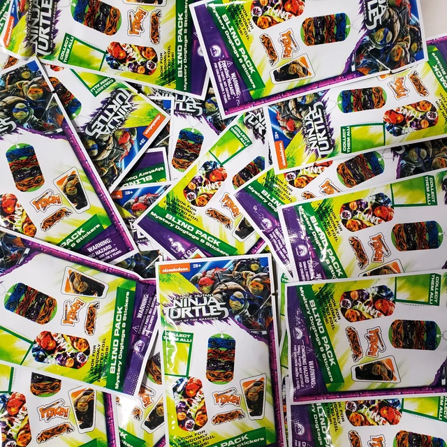 Teenage Mutant Ninja Turtles Dog Tags Wholesale Lot of 180 Sealed Blind Bags