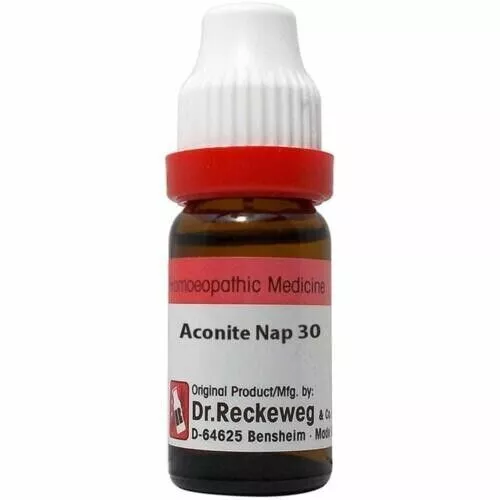2 X Dr Reckeweg Aconite Nap Dilution 30CH Drops Free Shipping World Wide