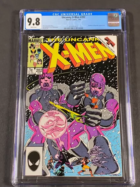 The Uncanny X-Men #202 1986 CGC 9.8 4144057022 Chris Claremont John Romita Jr.