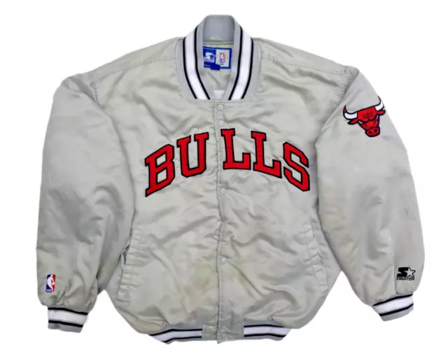 Silver Chicago Bulls NBA Jackets for sale