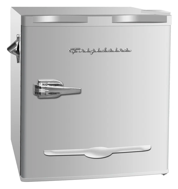 FRIGIDAIRE 1.6 CU Ft Retro Mini Fridge with Side Bottle Opener