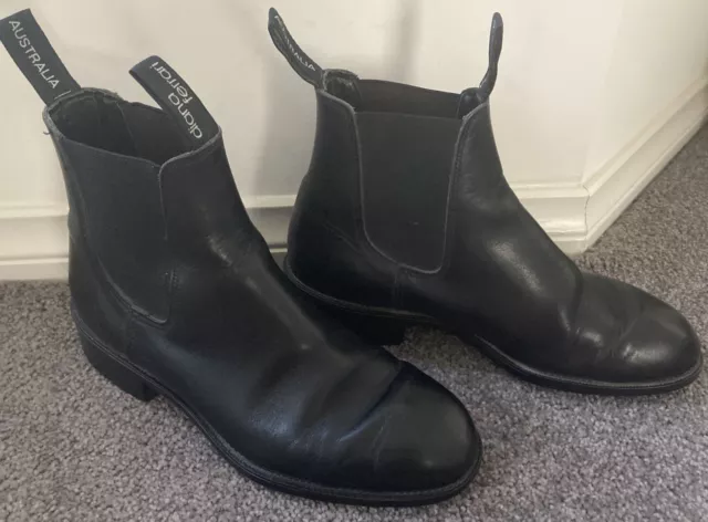 DIANA FERRARI  Ladies leather ankle boots, Sz  7.5. Black