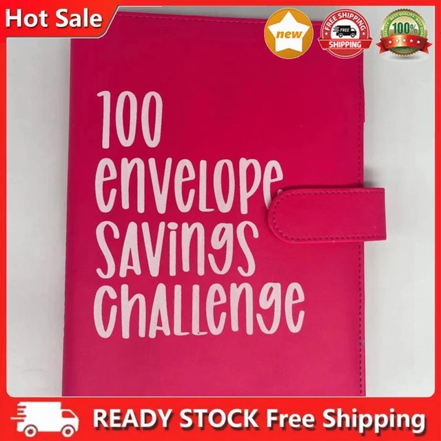 100pcs Budget Planner Book with Money Envelopes Budget Planner (Pink)