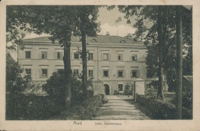 Nr.17514  Postkarte Ried im Innkreis Krankenhaus  O.Ö.