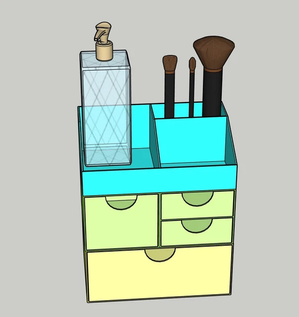 Organizer GT132 - VENDITA DI FILE STL DA STAMPARE CON STAMPANTI 3D.