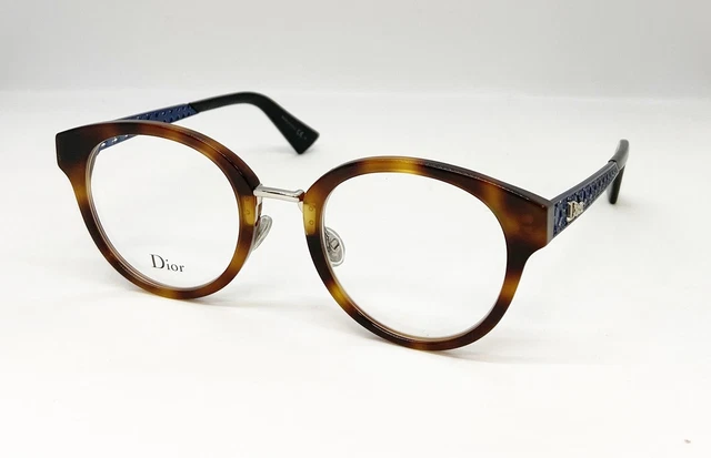 Christian Dior DioramaO7F 086 Women Eyewear Optical Frame Tortoise Round