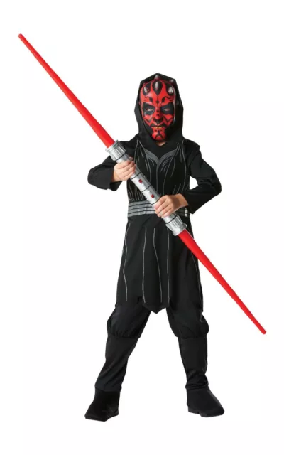 Rubie's Official Disney Star Wars Darth Maul, Child Costume - Large Ages 7 -8 ,