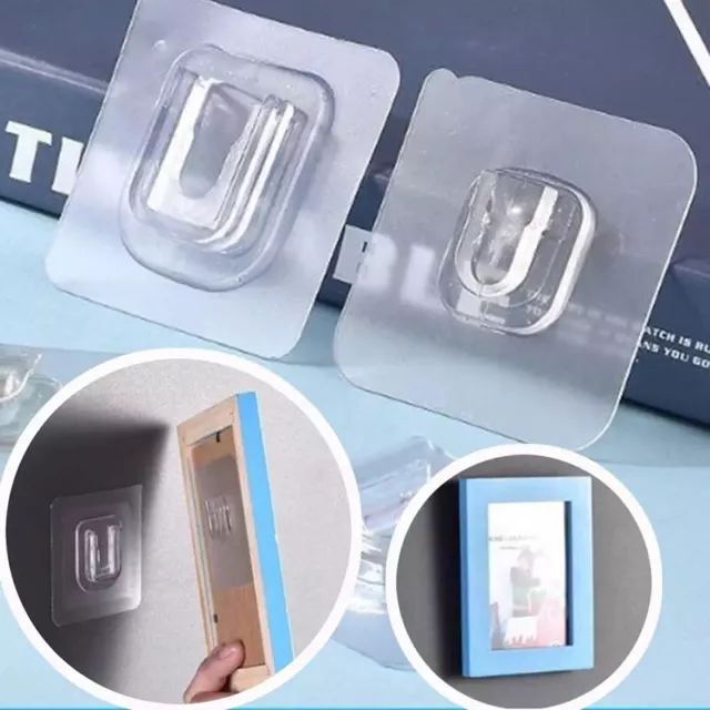 Ganci adesivi bifacciali silicone nastro bifacciale silicone gancio da parete HoBH7