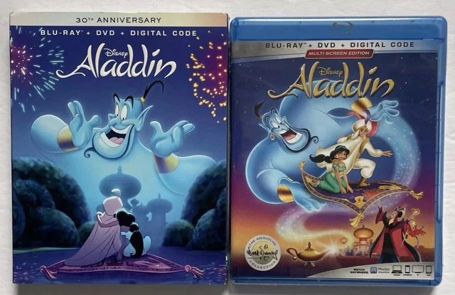 ALADDIN (WALT DISNEY 30th Anniversary Collection) (Blu-ray, 1992) DVD ...