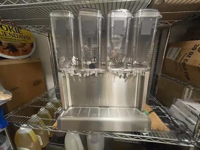 CRATHCO REFRIGERATED 4 BOWL DRINK DISPENSER- CS-4E/20/3D-16 Tested And Working