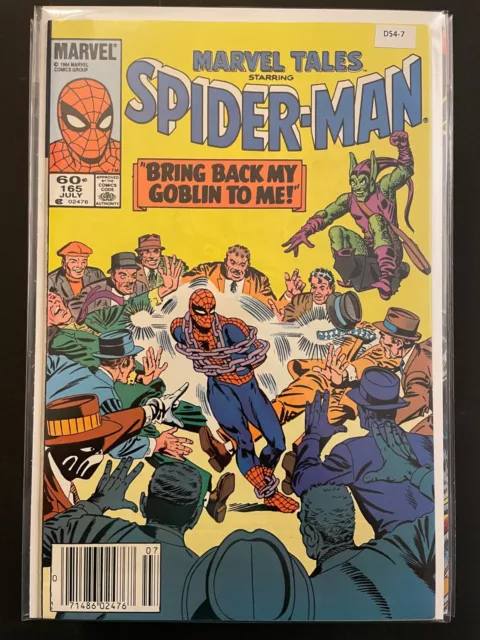 Marvel Tales 165 Spidey vs Green Goblin Newsstand Higher Grade Marvel D54-7