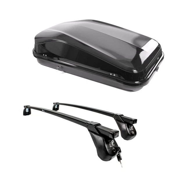 HEAVY DUTY LOCKABLE Roof Bars Roof Box 420L For Renault Espace MK4 heavy-duty-lockable-roof-bars-roof-box-420l-for-renault-espace-mk4
