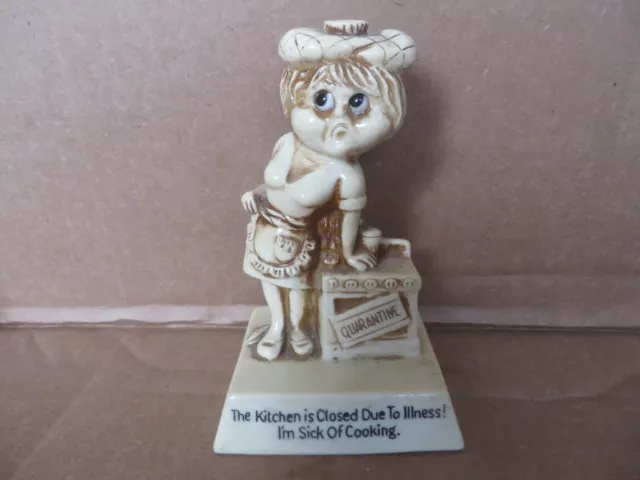 Vintage 1970's Wallace Berries Figure Kitchen Is Closed Im Sick Of Cooking