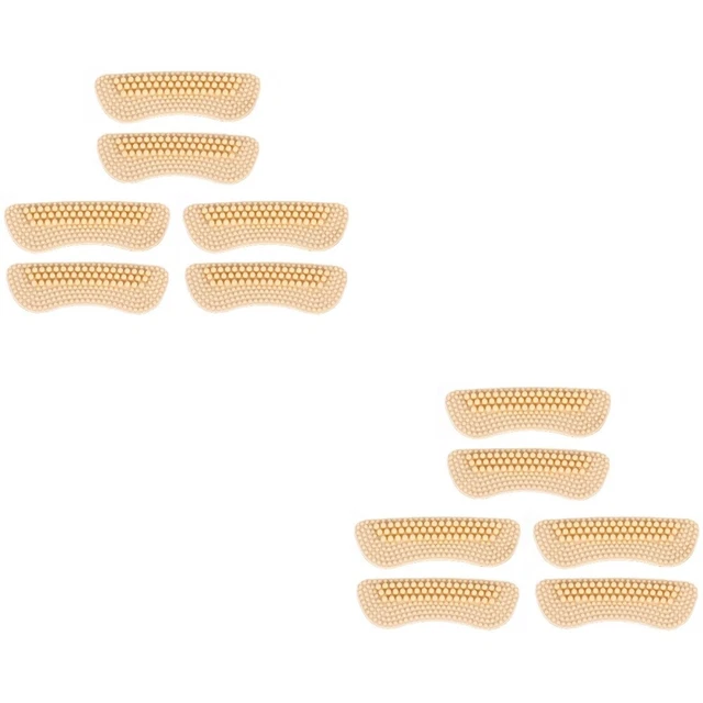 2 Sets Silicone Post Heel Liners Protector Feet Cushion Women's Man