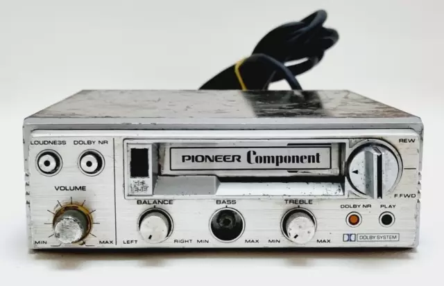 Vintage Pioneer KP 88G Car Stereo Cassette Player - Super Rare