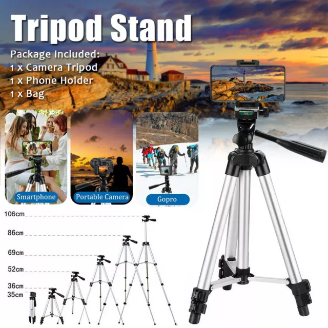 Stativ Halterung Halter Tripod Ständer für Handy Smartphone Kamera verstellbar~