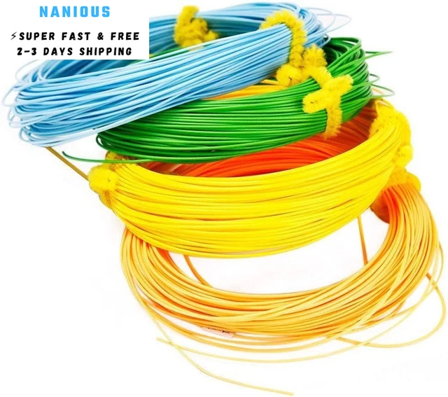 Sougayilang Fly Line 100FT Floating Weight Forward for Fishing 8ft, Blue