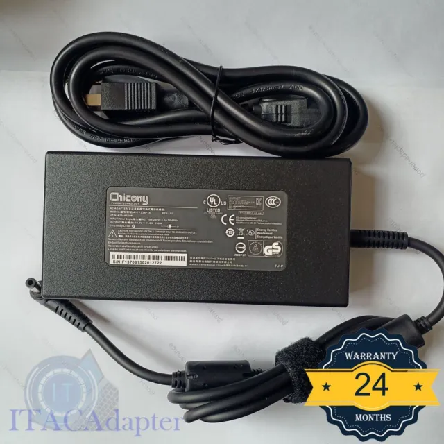 Chicony A17-230P1A 19.5V 11.8A 230W AC Adapter Charger 5.5MM MSI Gigabyte Clevo